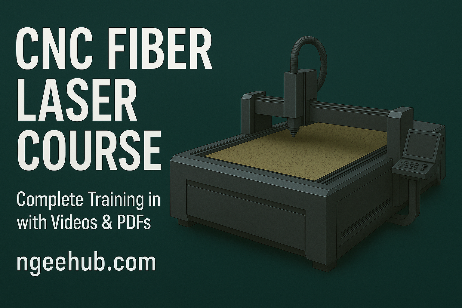 የሲኤንሲ ፋይበር ሌዘር መርህ እና አጠቃም (cnc fiber laser course)